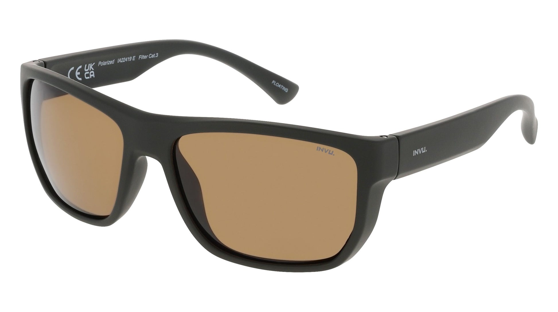 Sage | Groen | Bruin glas | Unisex | INVU zonnebril