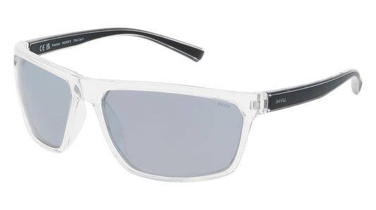 Sten | Transparant | Spiegel glas | Unisex | INVU zonnebril