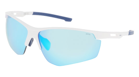 Nino | Wit | Spiegel glas | Unisex | INVU zonnebril