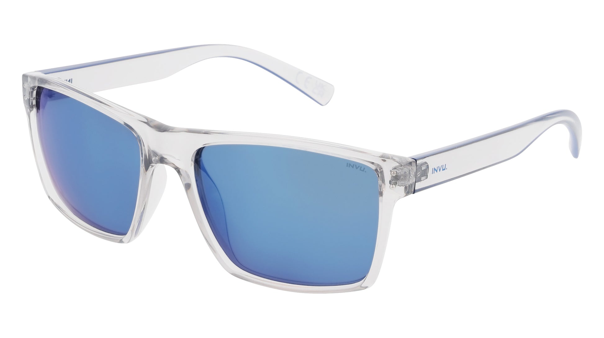 Perry | Grijs | Spiegel glas | Unisex | INVU zonnebril