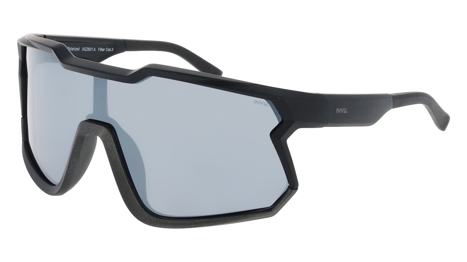 Dex | Zwart | Spiegel glas | Unisex | INVU zonnebril