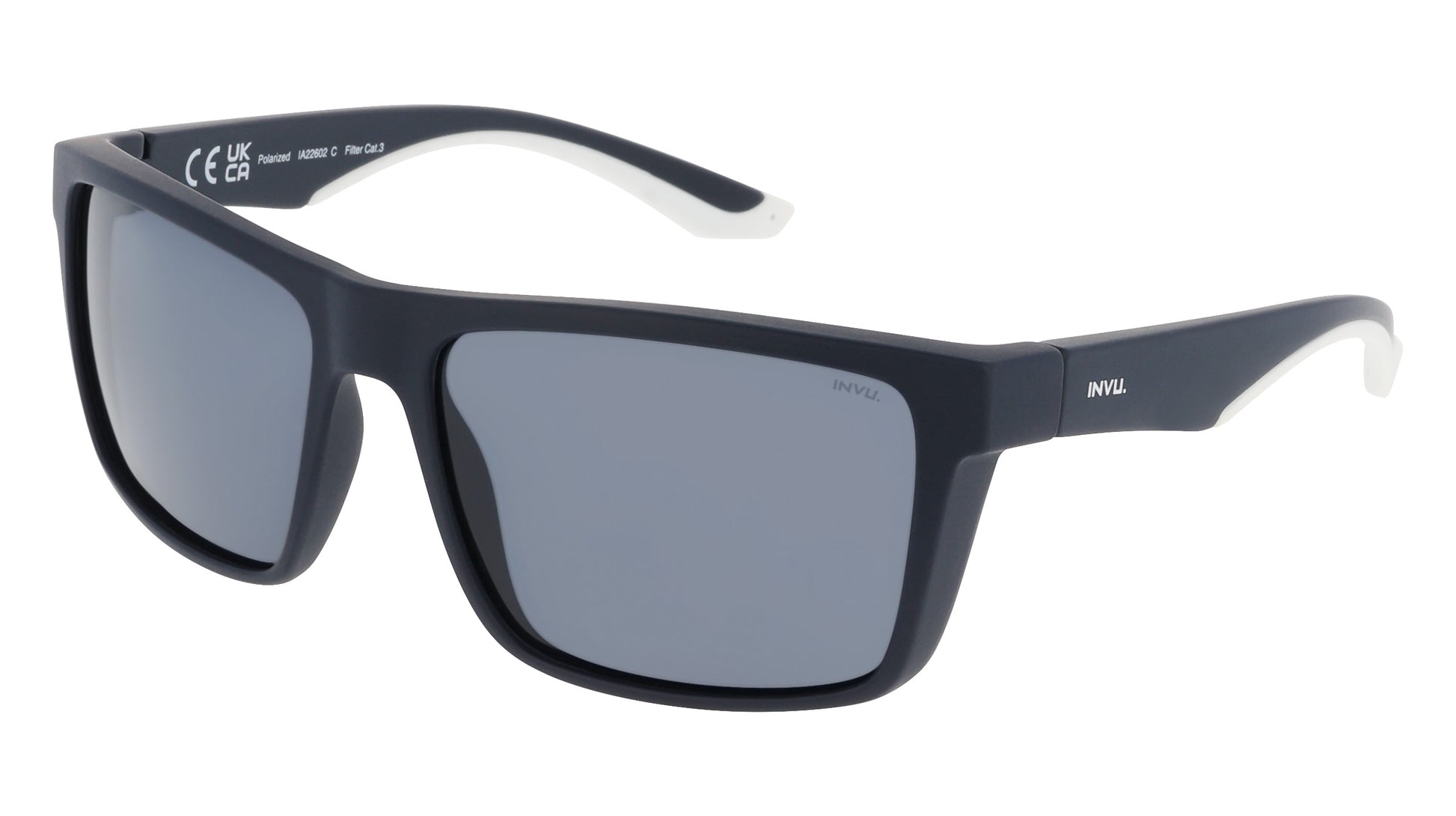Vito | Blauw | Grijs glas | Unisex | INVU zonnebril