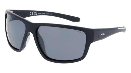 Remi | Zwart | Grijs glas | Unisex | INVU zonnebril