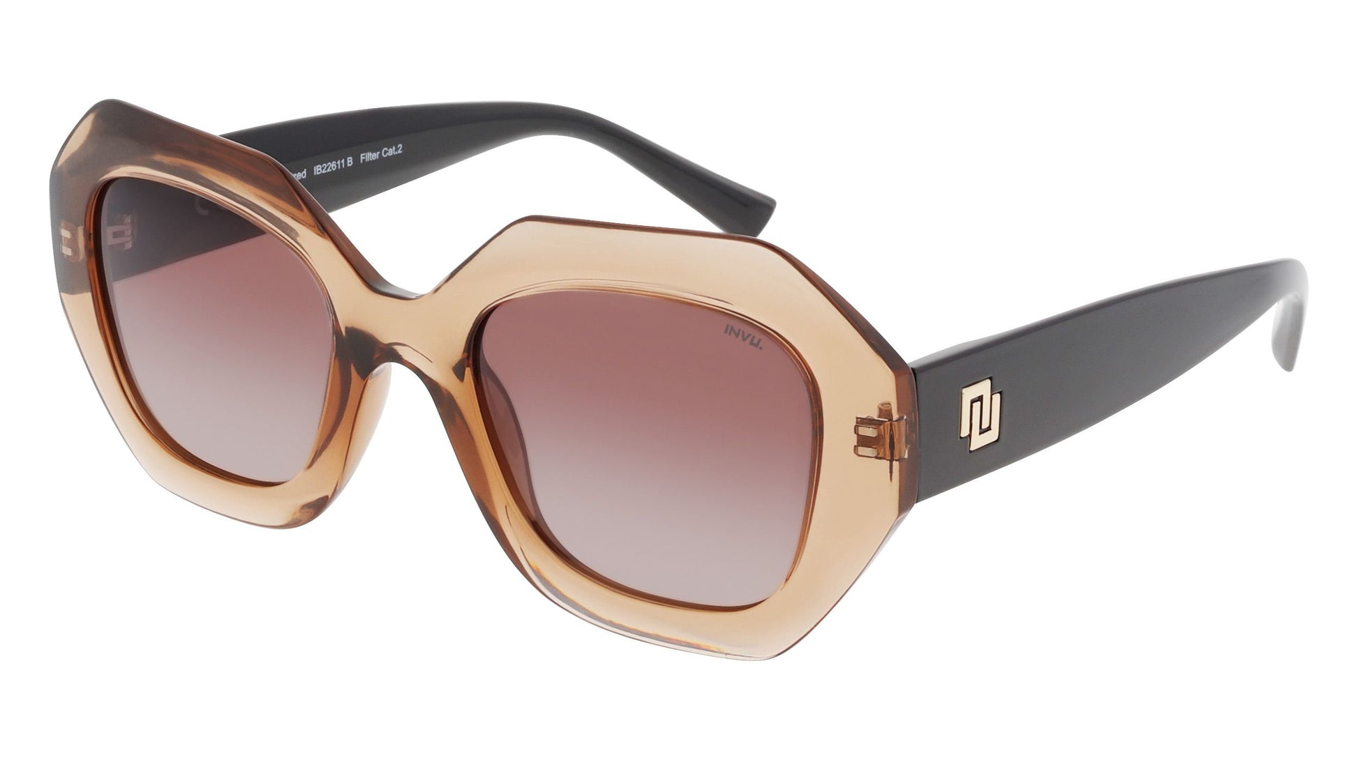 Valerie | Bruin | Bruin glas | Dames | INVU zonnebril