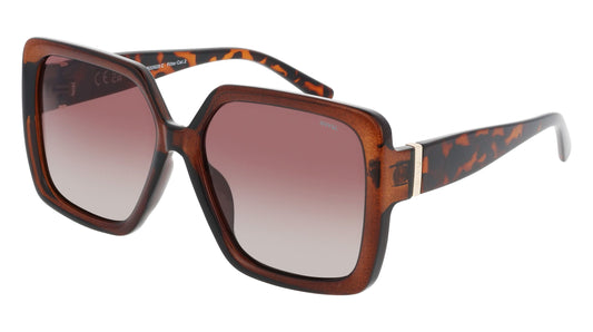 Alice | Bruin | Bruin glas | Dames | INVU zonnebril