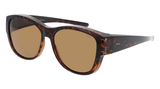 Basic - medium | Tortoise | Bruin glas | Dames | INVU zonnebril