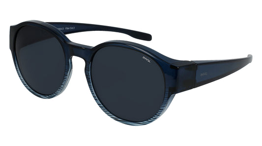 Comfort - medium | Blauw | Grijs glas | Unisex | INVU zonnebril