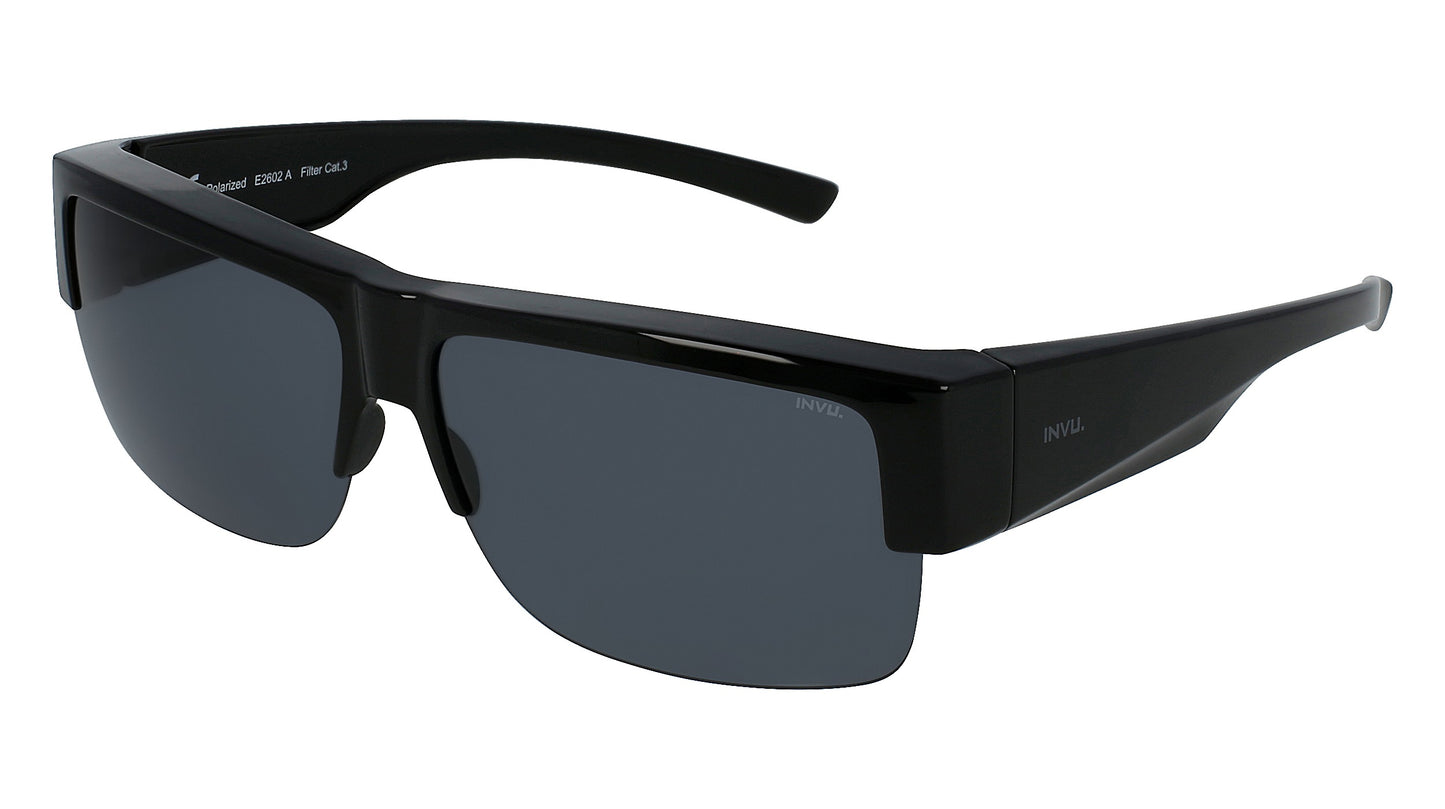 Sport - medium | Zwart | Grijs glas | INVU zonnebril