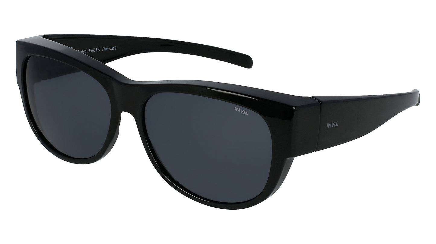 Regular - medium | Grijs | Grijs glas | Dames | INVU zonnebril