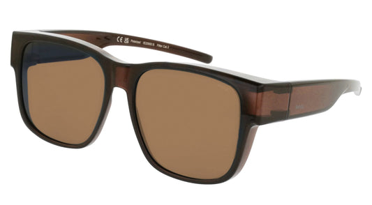 Classic - large | Bruin | Bruin glas | Heren | INVU zonnebril