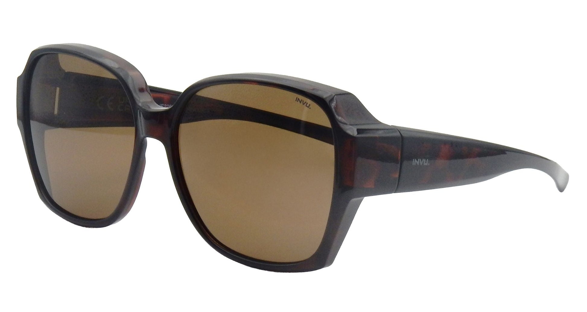 Moda - large | Tortoise | Grijs glas | Dames | INVU zonnebril