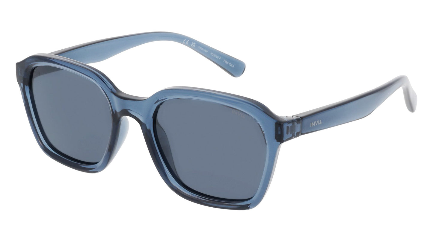 Sidney (12-15 jaar) | Blauw | Grijs glas | Kinderen | INVU zonnebril